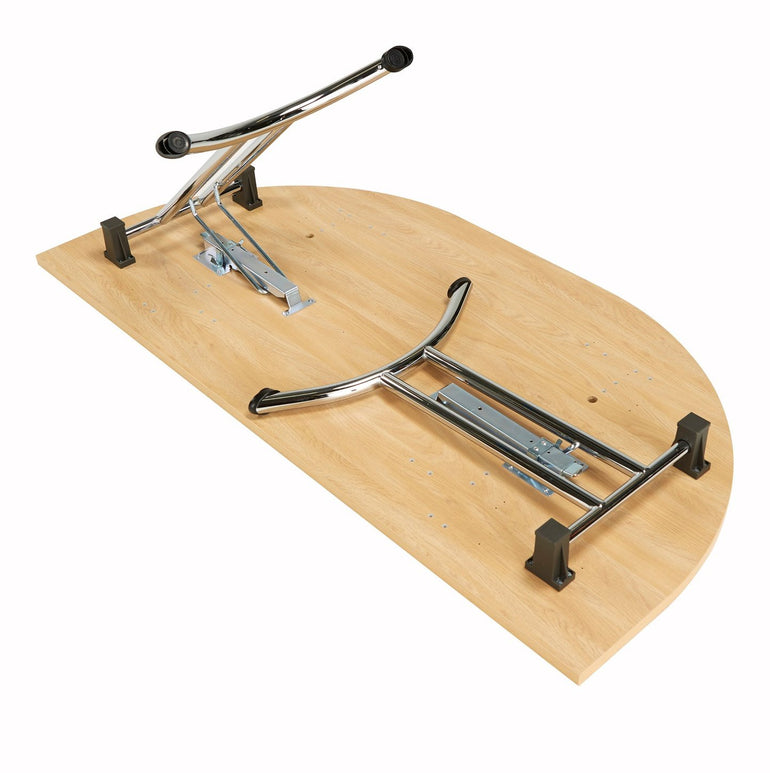 One Union D-End Folding Table