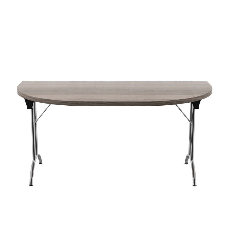 One Union D-End Folding Table