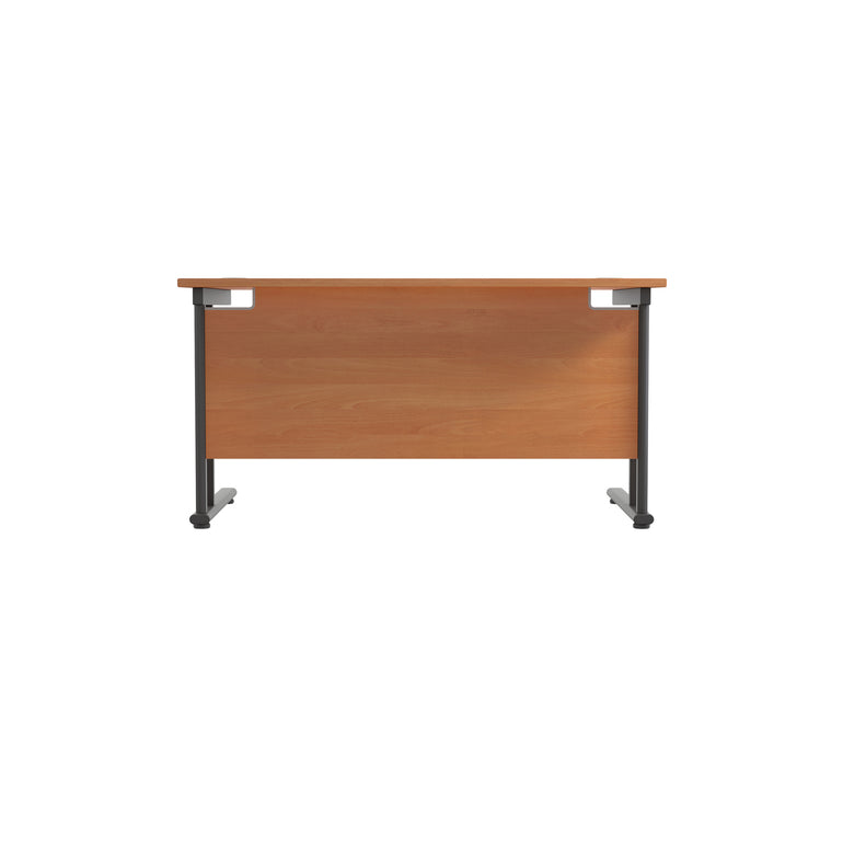 Twin Upright Straight 1200mm Desk