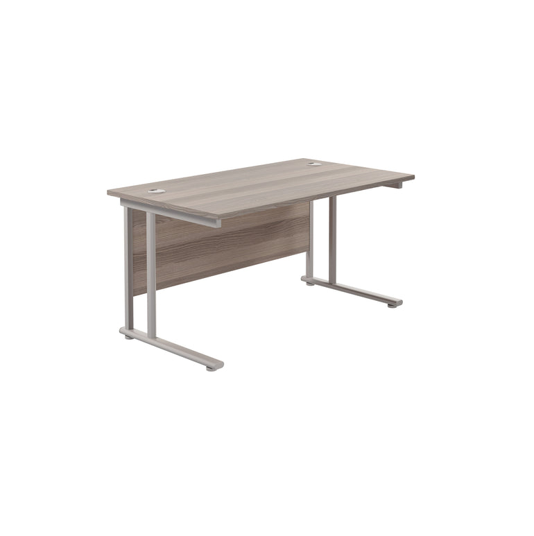 Twin Upright Straight 1200mm Desk