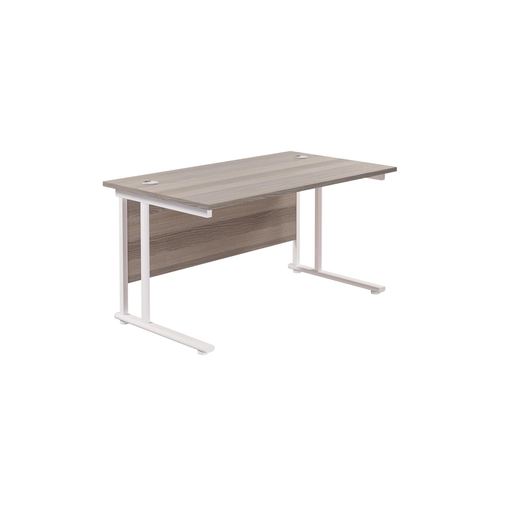 Twin Upright Straight 1200mm Desk