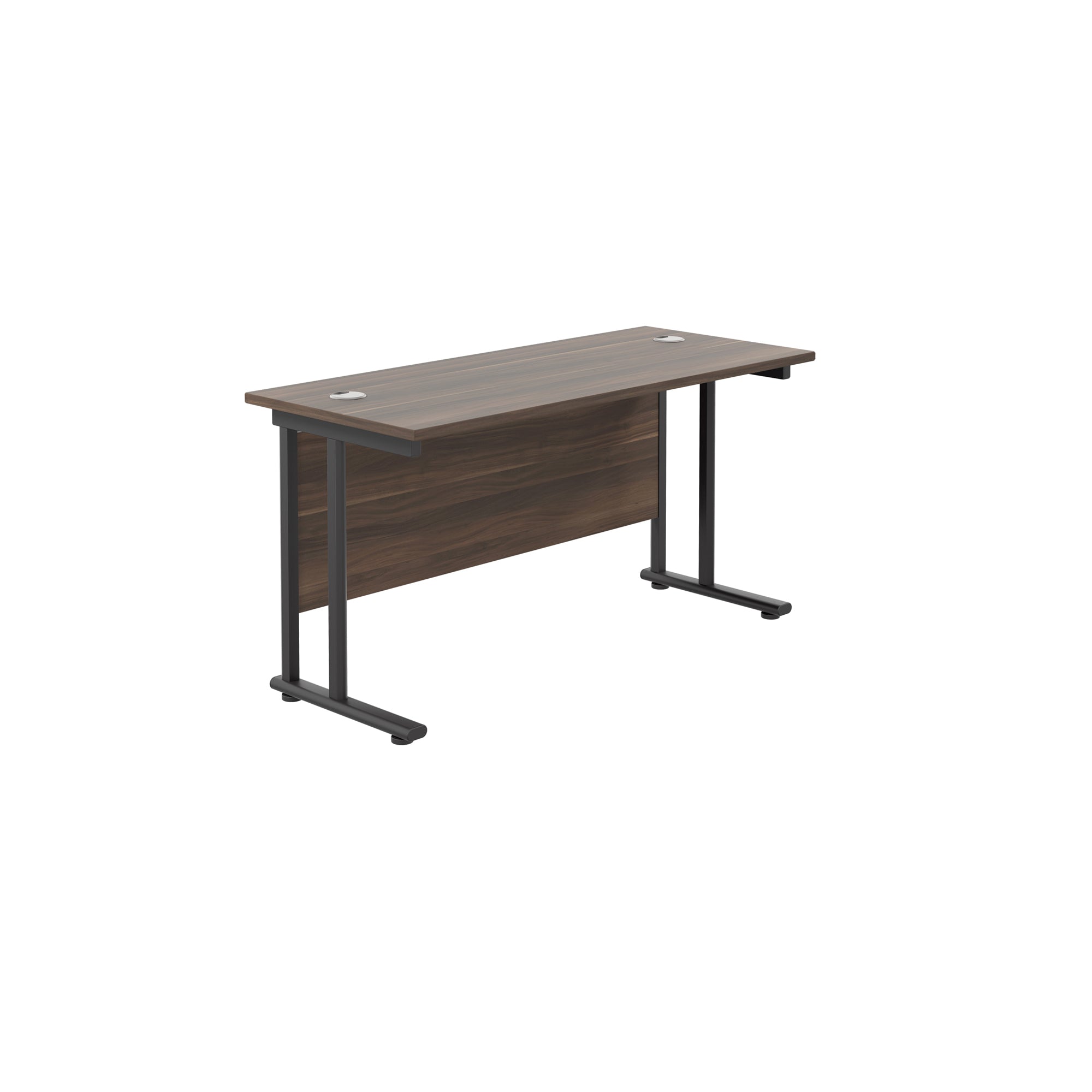 Twin Upright Straight 1800mm Slim Desk