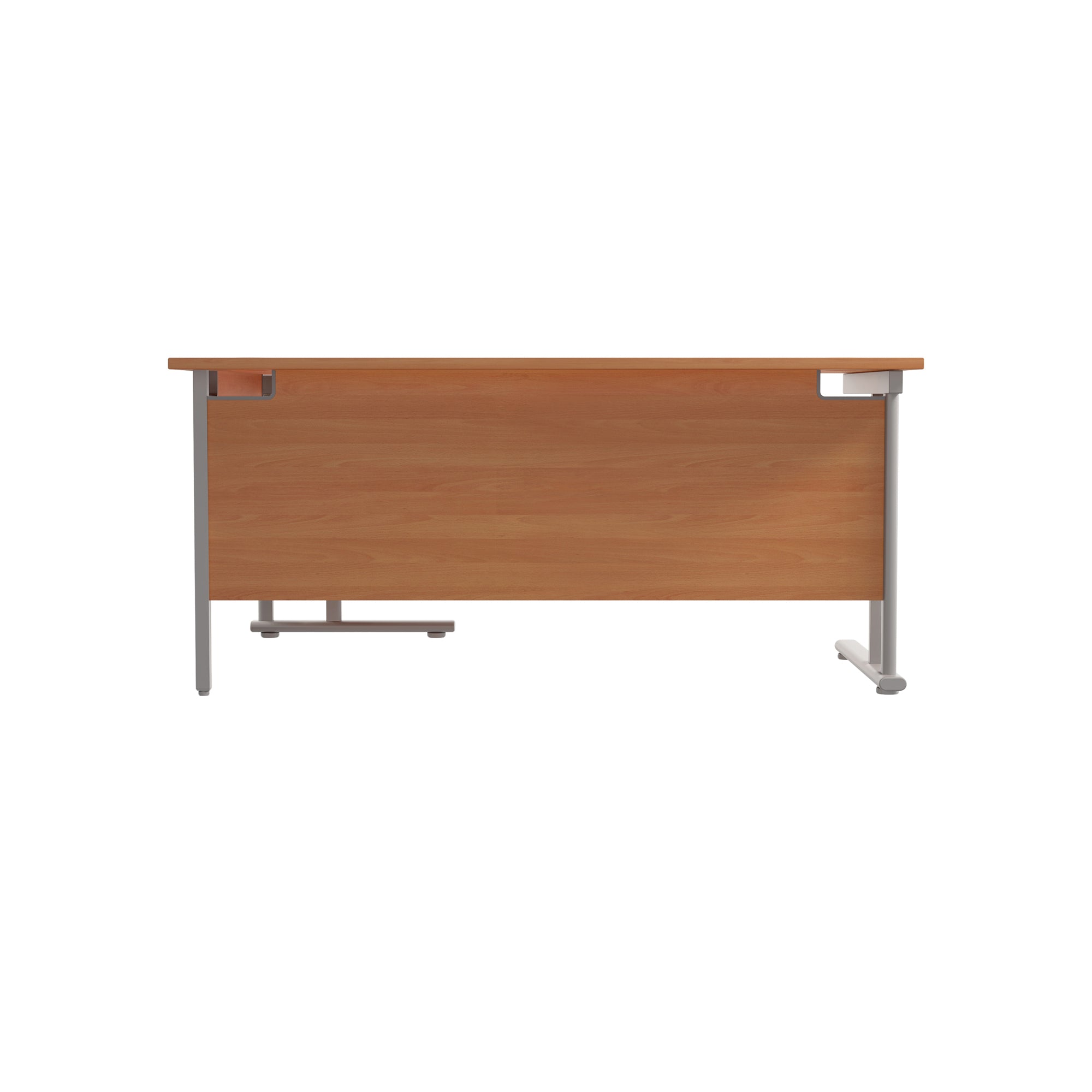 Twin Upright Right Hand 1800mm Crescent Desk