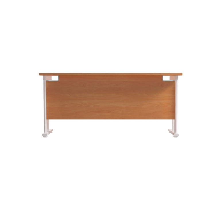 Twin Upright Straight 1800mm Slim Desk