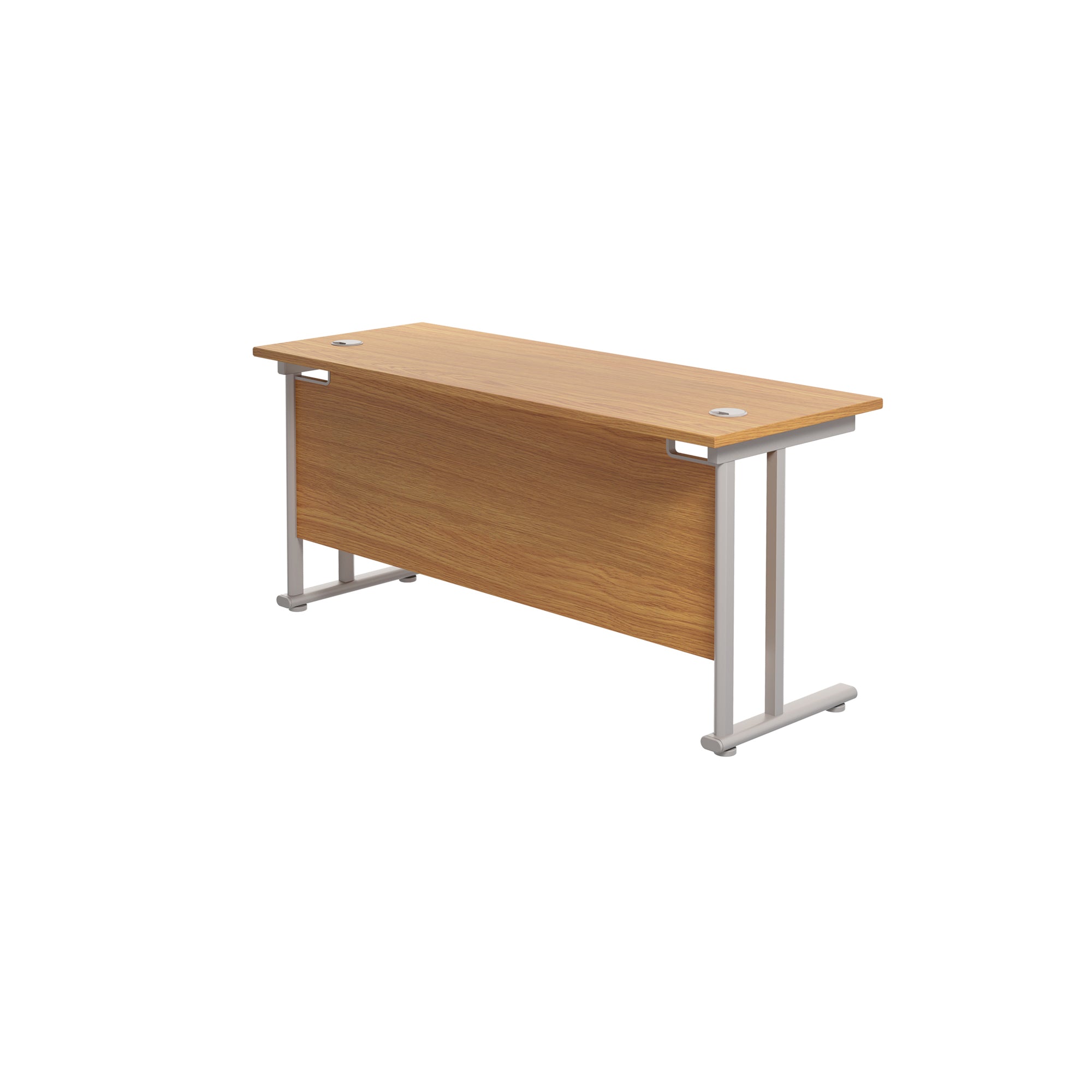 Twin Upright Straight 1800mm Slim Desk