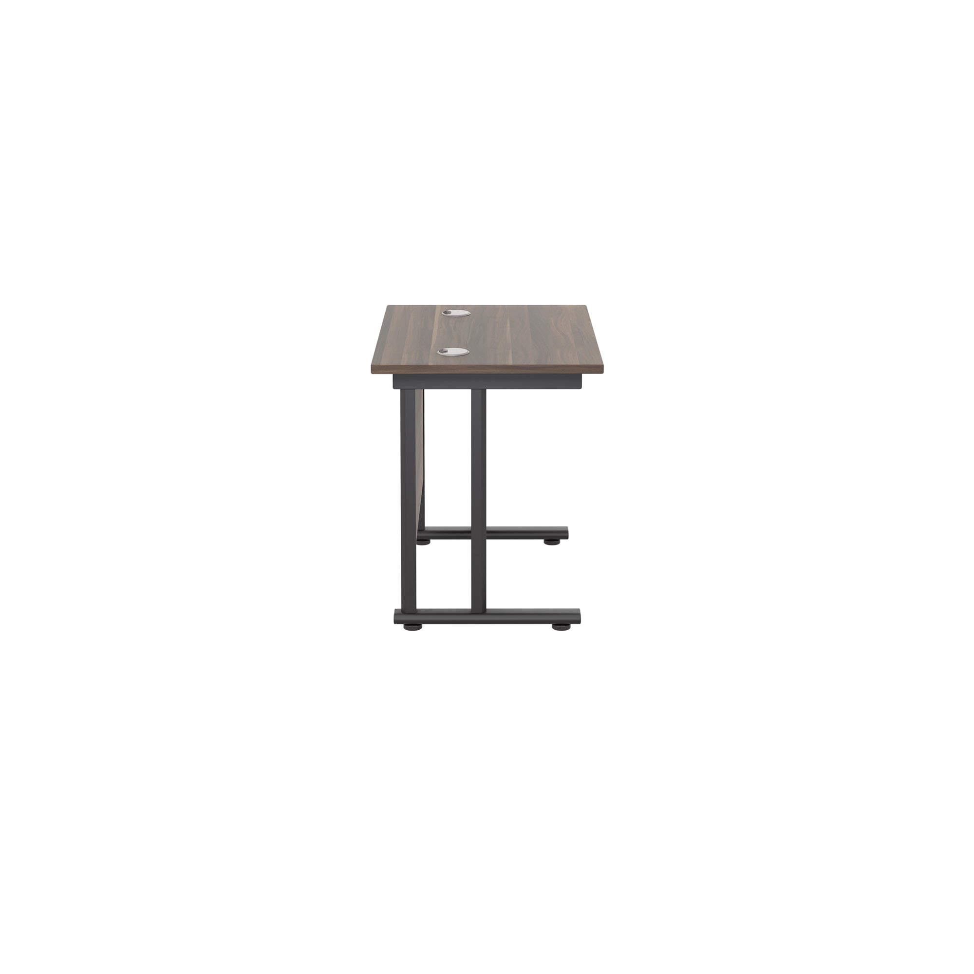 Twin Upright Straight 800mm Slim Desk