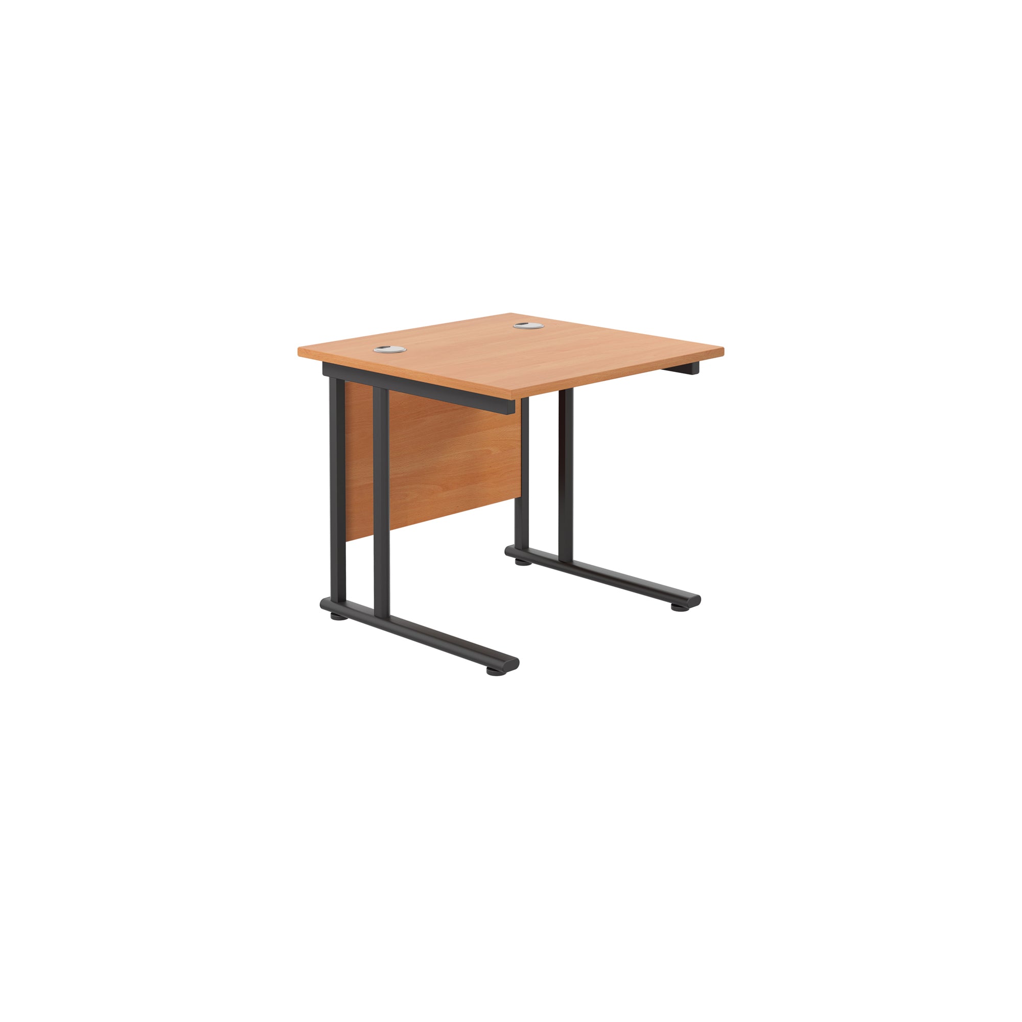 Twin Upright Straight 800mm Desk