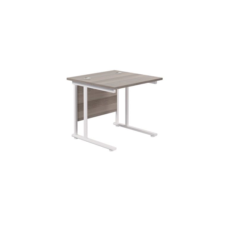 Twin Upright Straight 800mm Desk