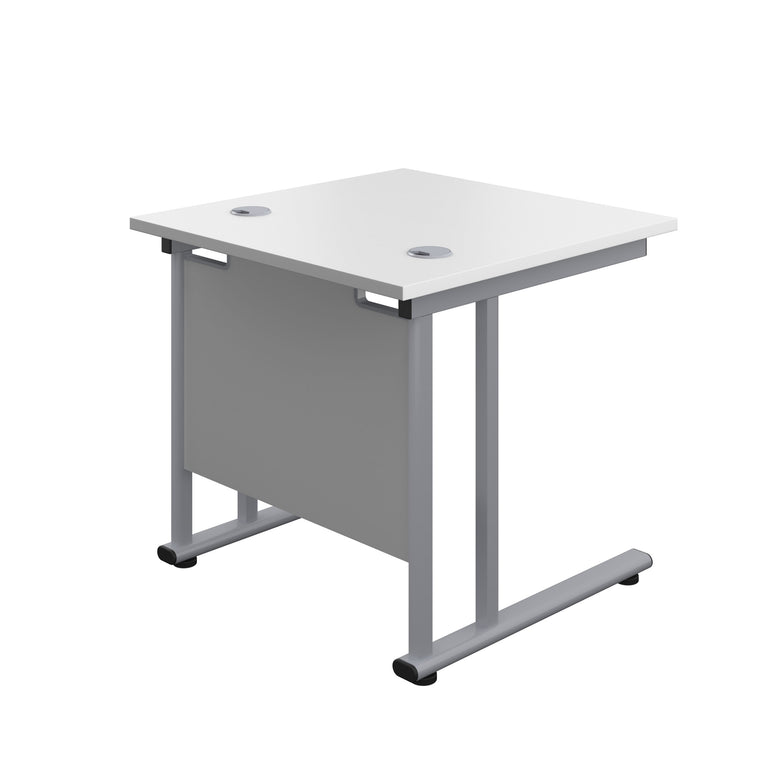 Twin Upright Straight 800mm Desk