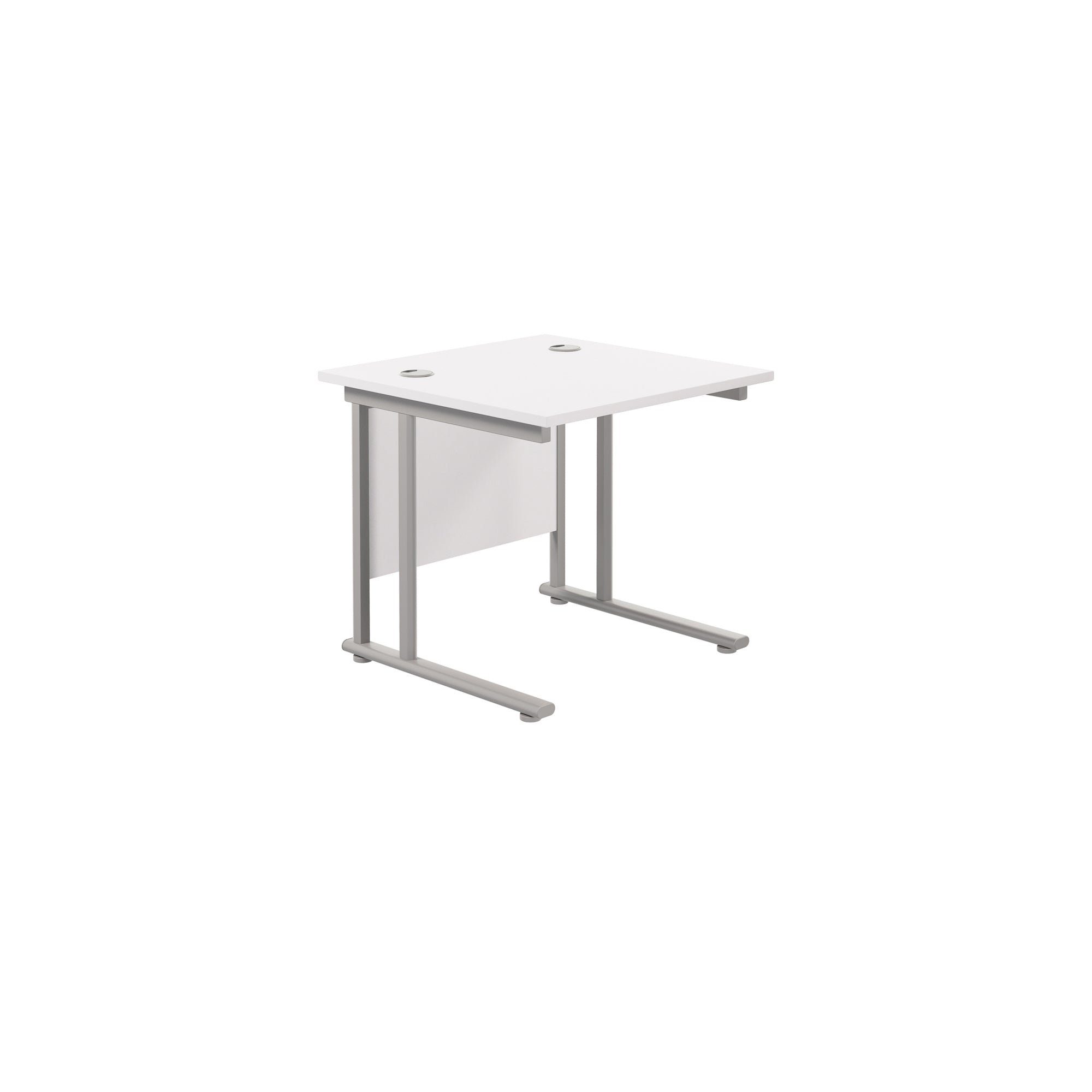 Twin Upright Straight 800mm Desk