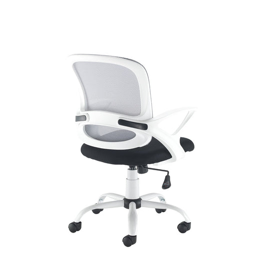 Tyler mesh back operator chair with white frame - Office Products Online