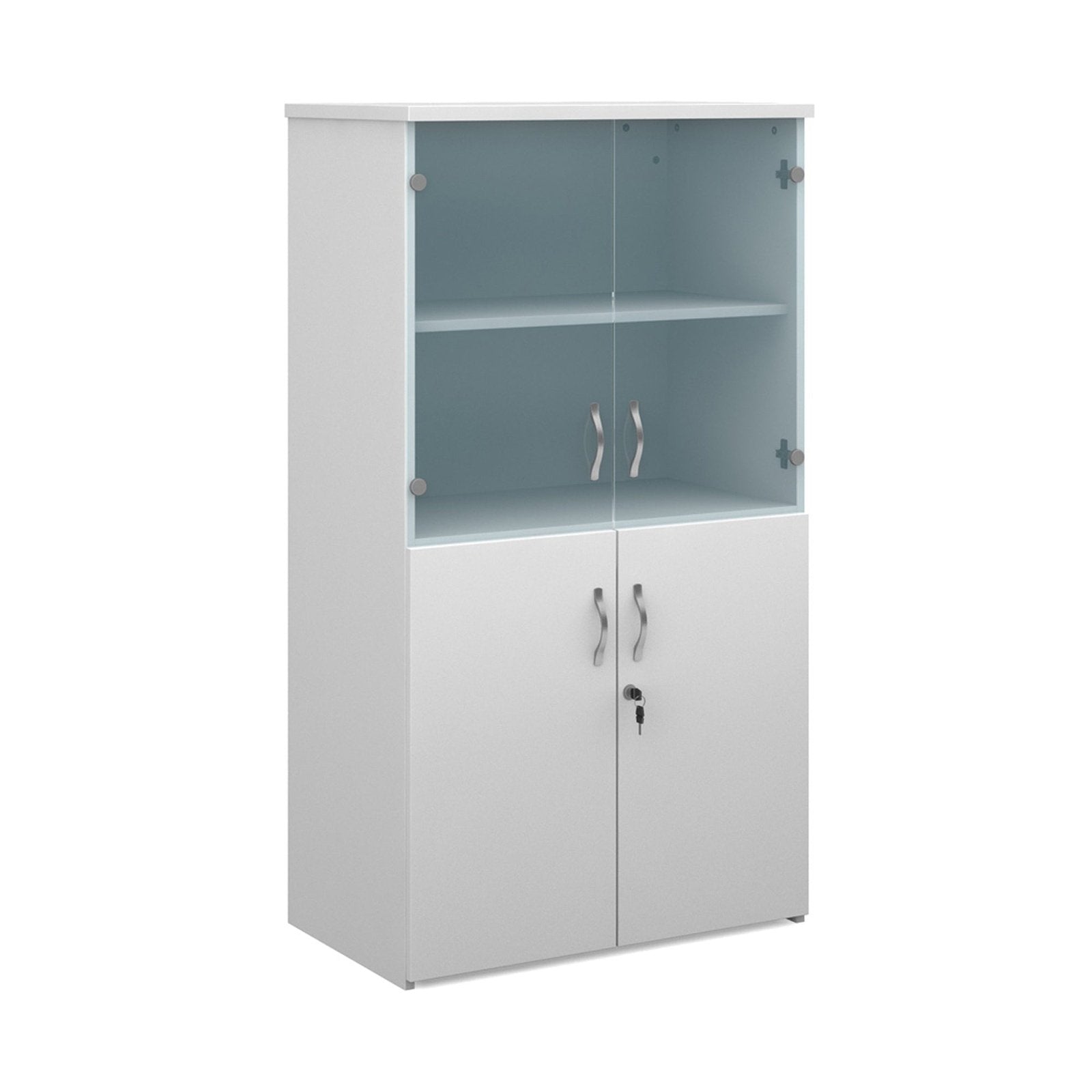 Universal combination unit with glass upper doors - Office Products Online