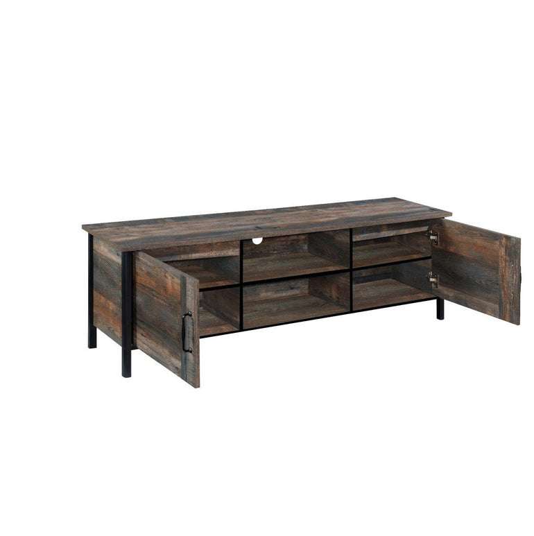 Willow Dark Oak Door TV Stand allhomely