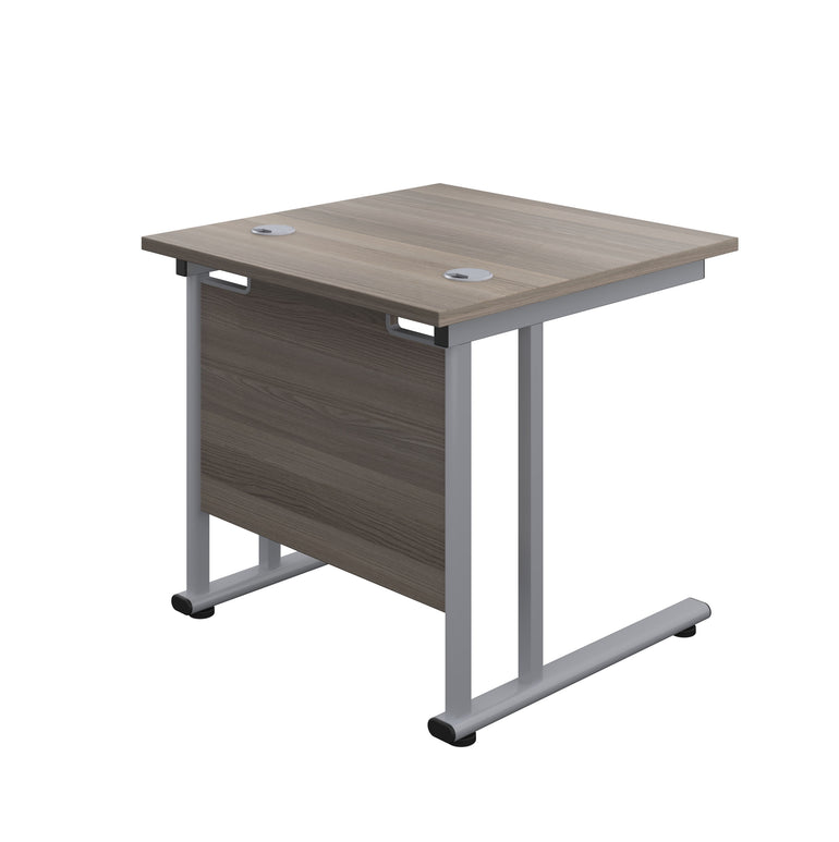 Twin Upright Straight 800mm Desk