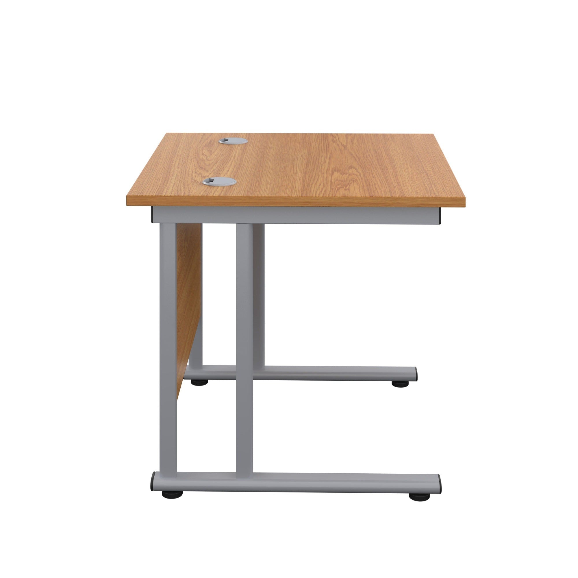 Twin Upright Straight 800mm Desk