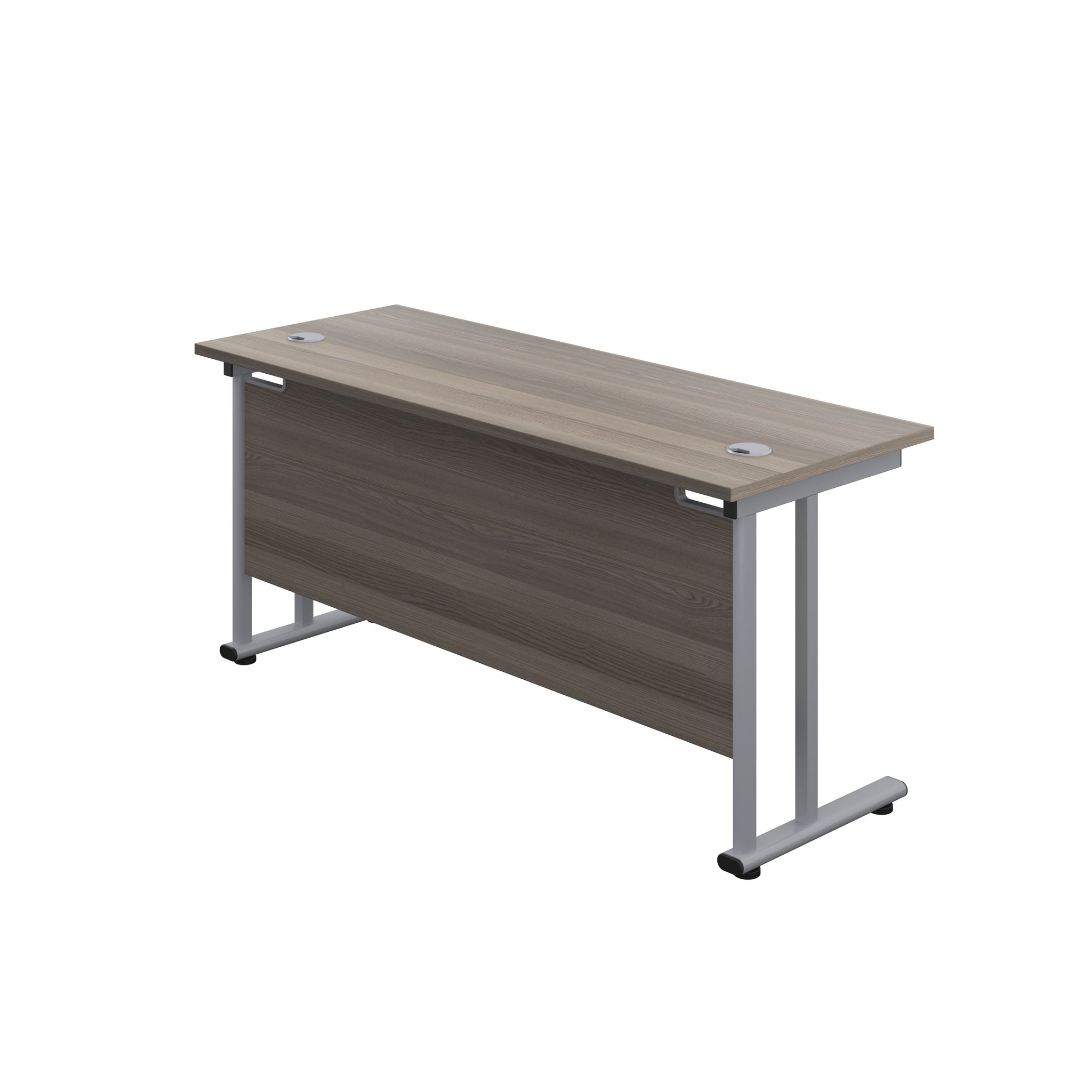 Twin Upright Straight 1800mm Slim Desk