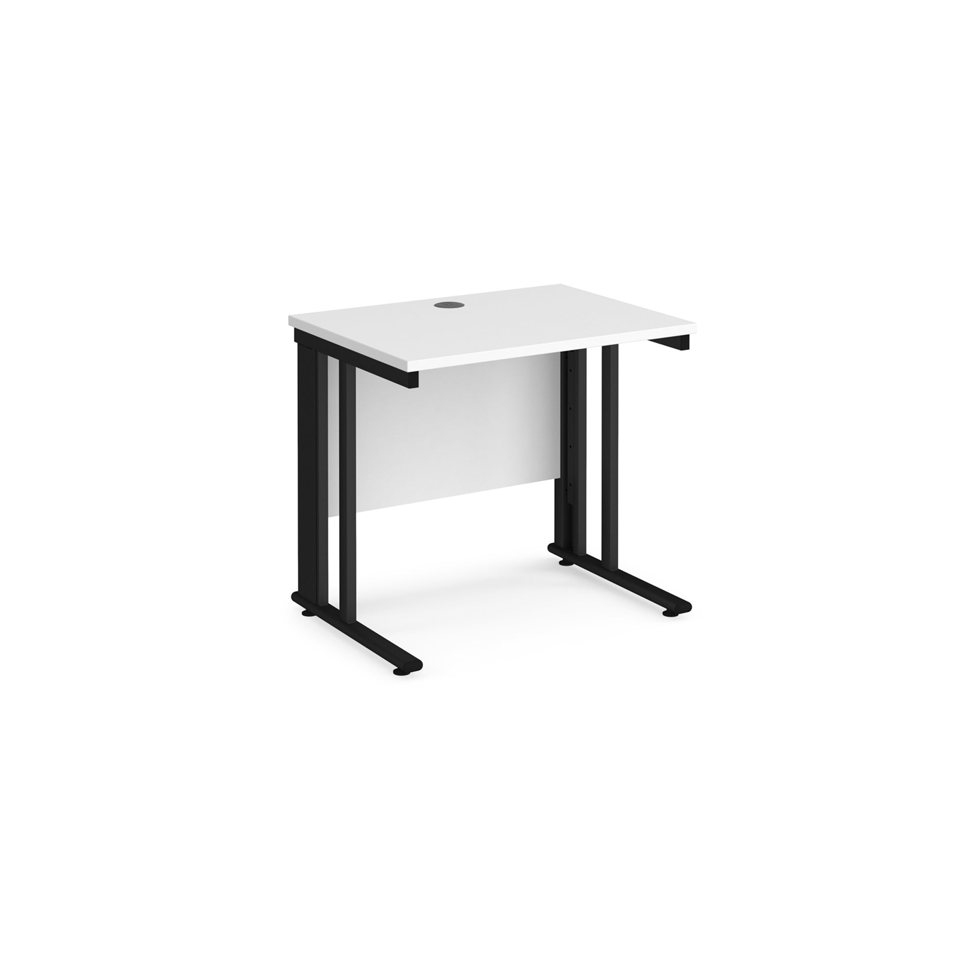 Maestro 25 cable managed leg straight desk 600 deep - Office Products Online