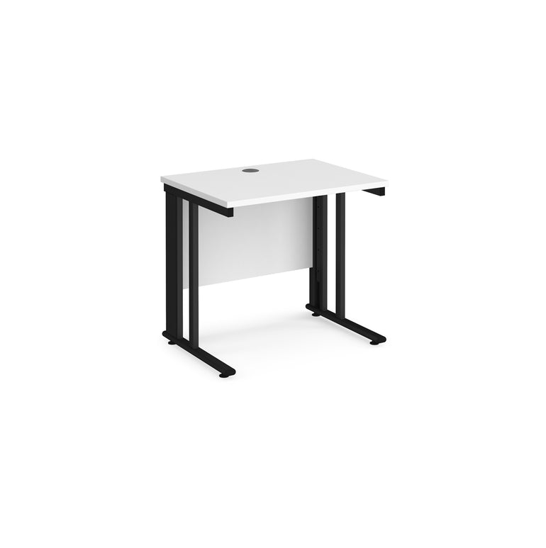 Maestro 25 cable managed leg straight desk 600 deep - Office Products Online