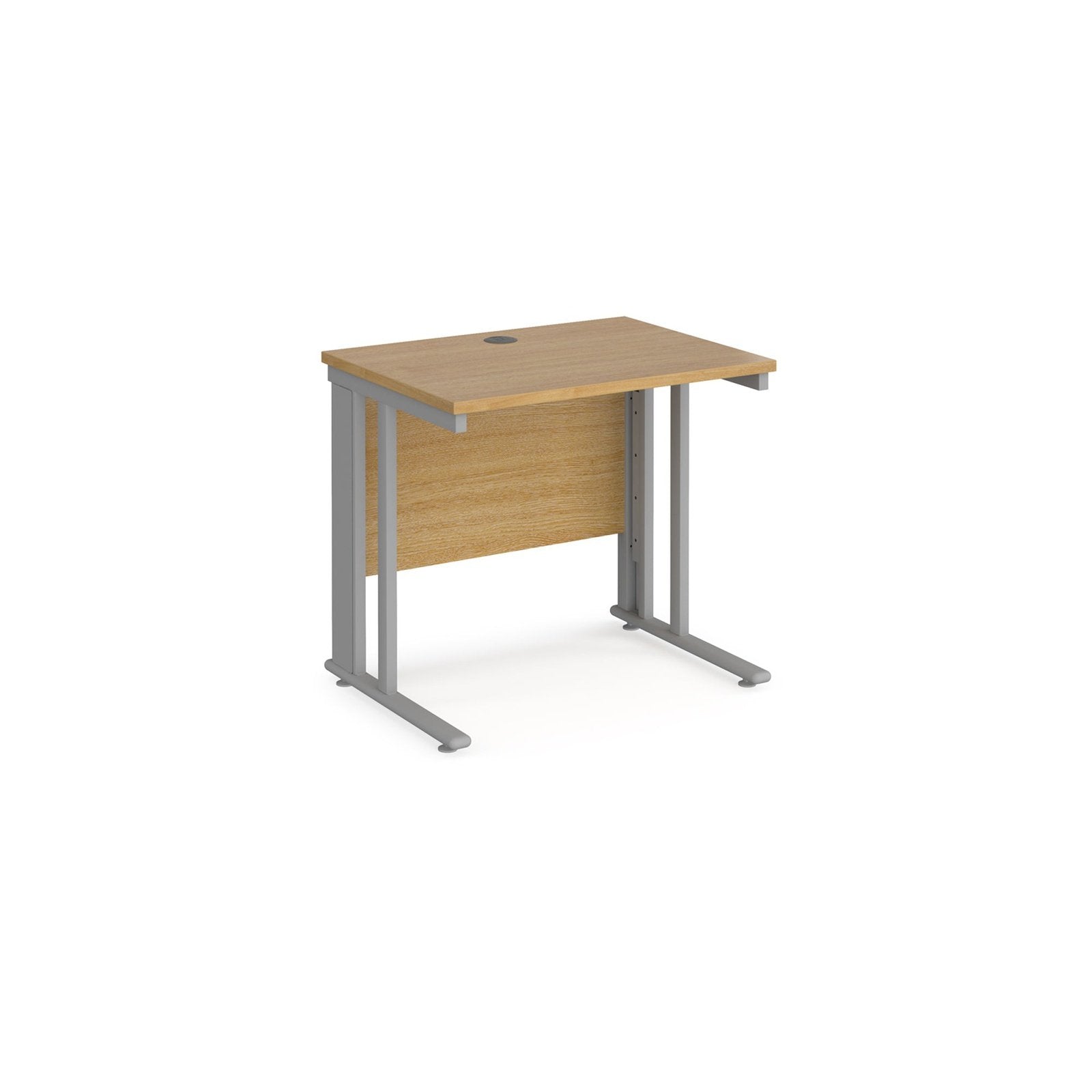 Maestro 25 cable managed leg straight desk 600 deep - Office Products Online