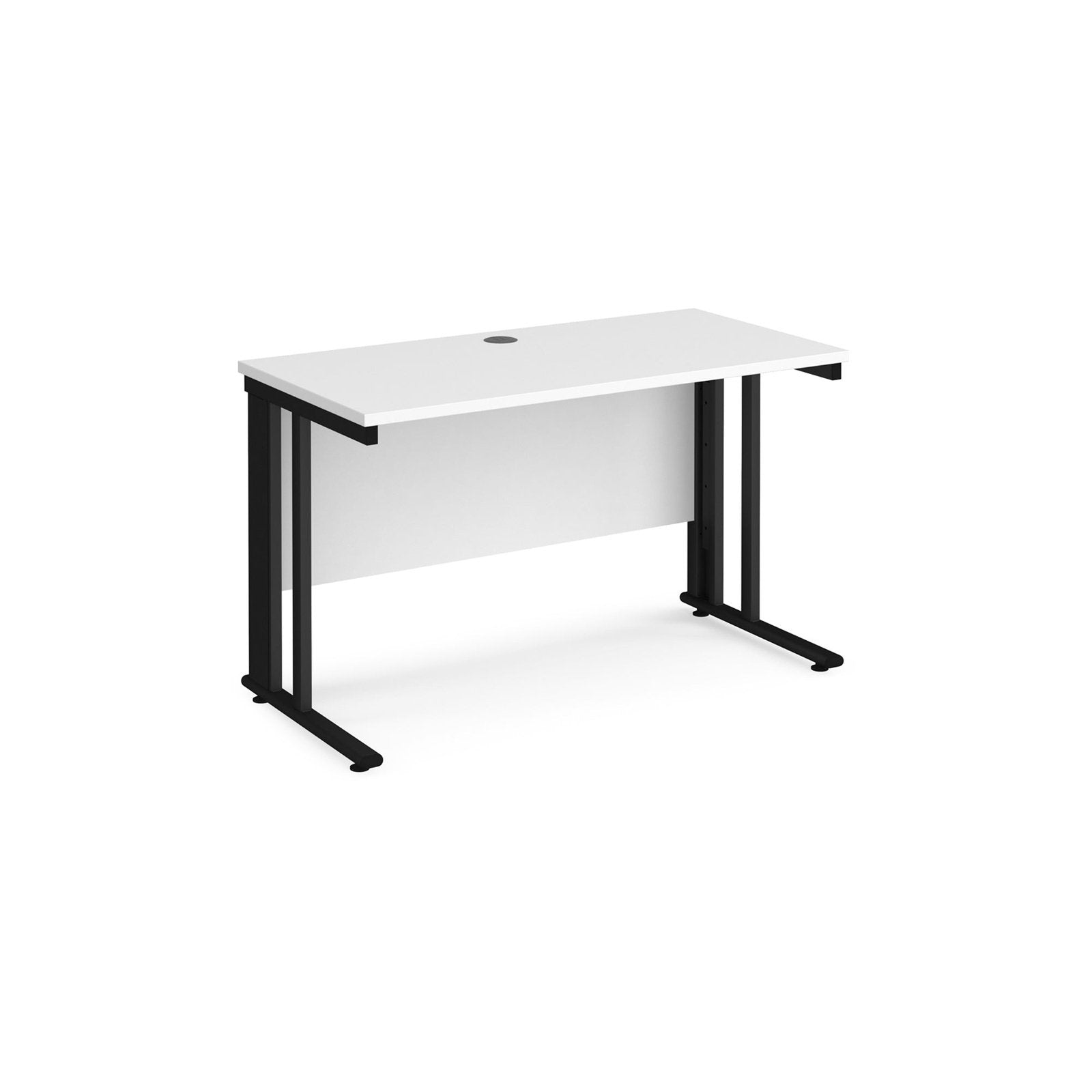 Maestro 25 cable managed leg straight desk 600 deep - Office Products Online