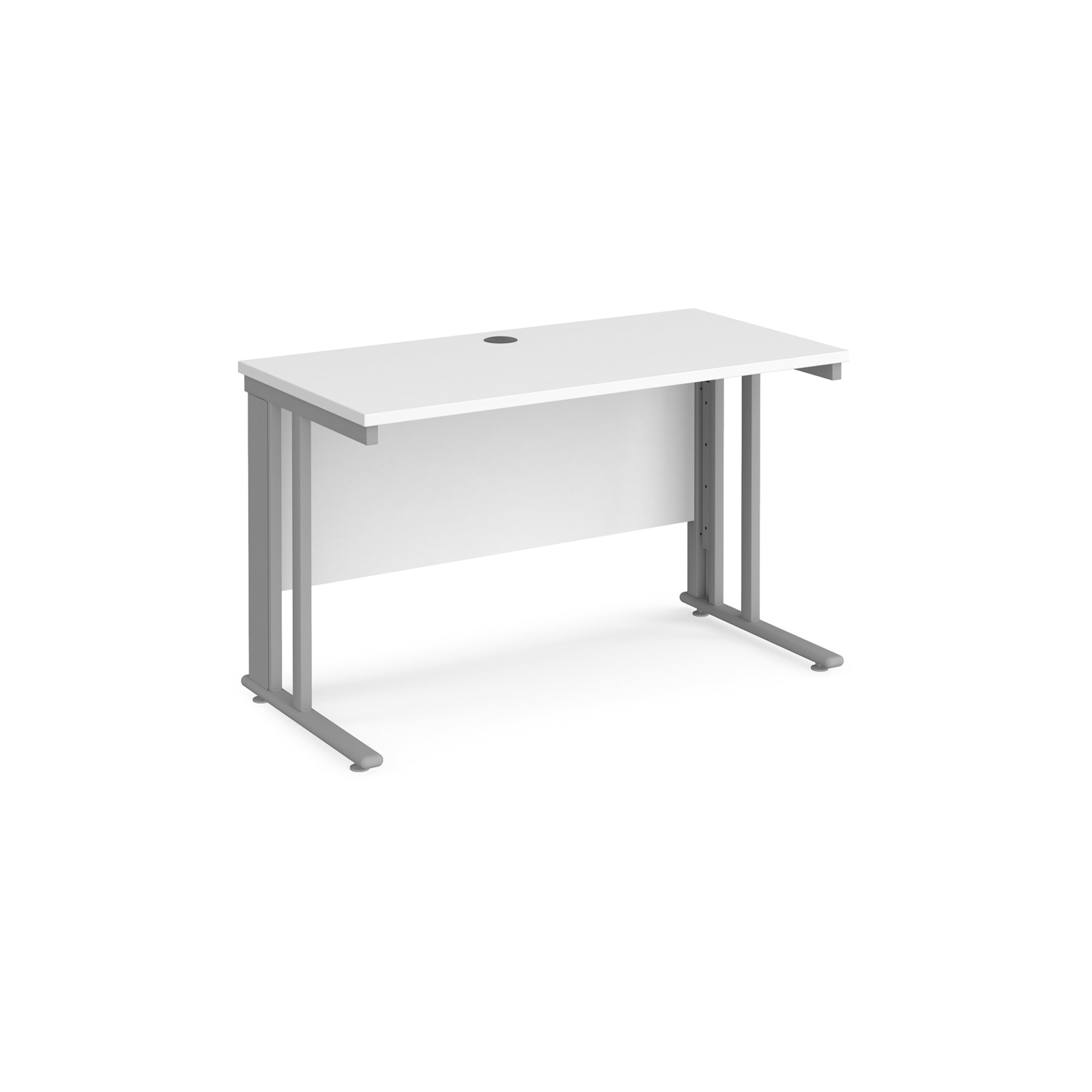 Maestro 25 cable managed leg straight desk 600 deep - Office Products Online