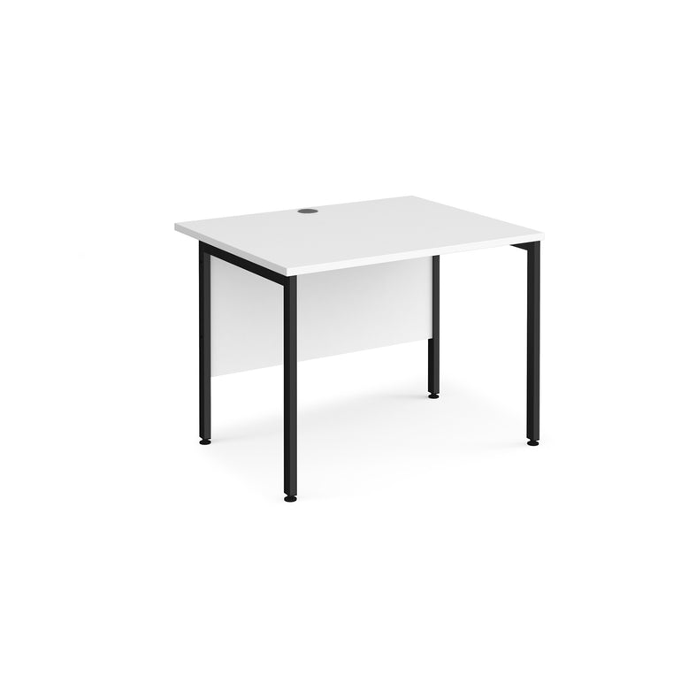 Maestro 25 H-Frame leg straight desk 800 deep - Office Products Online