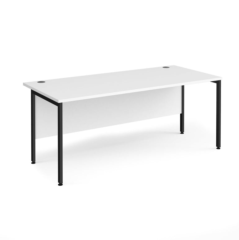 Maestro 25 H-Frame leg straight desk 800 deep - Office Products Online