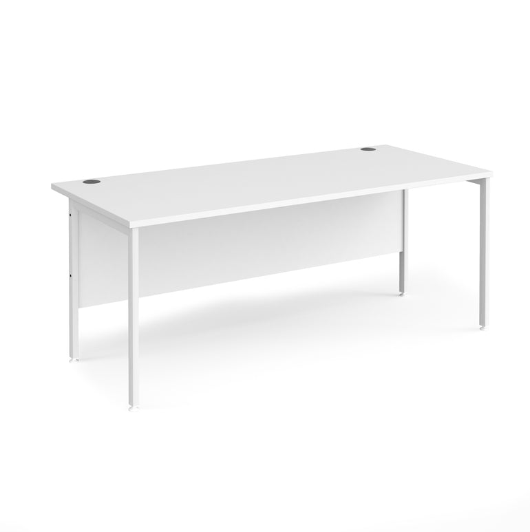 Maestro 25 H-Frame leg straight desk 800 deep - Office Products Online