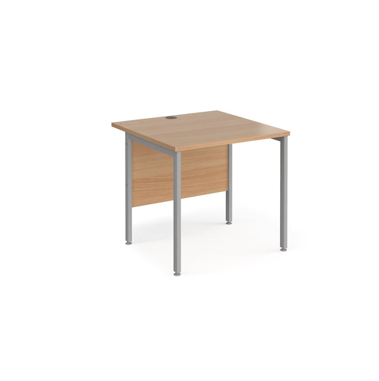 Maestro 25 H-Frame leg straight desk 800 deep - Office Products Online