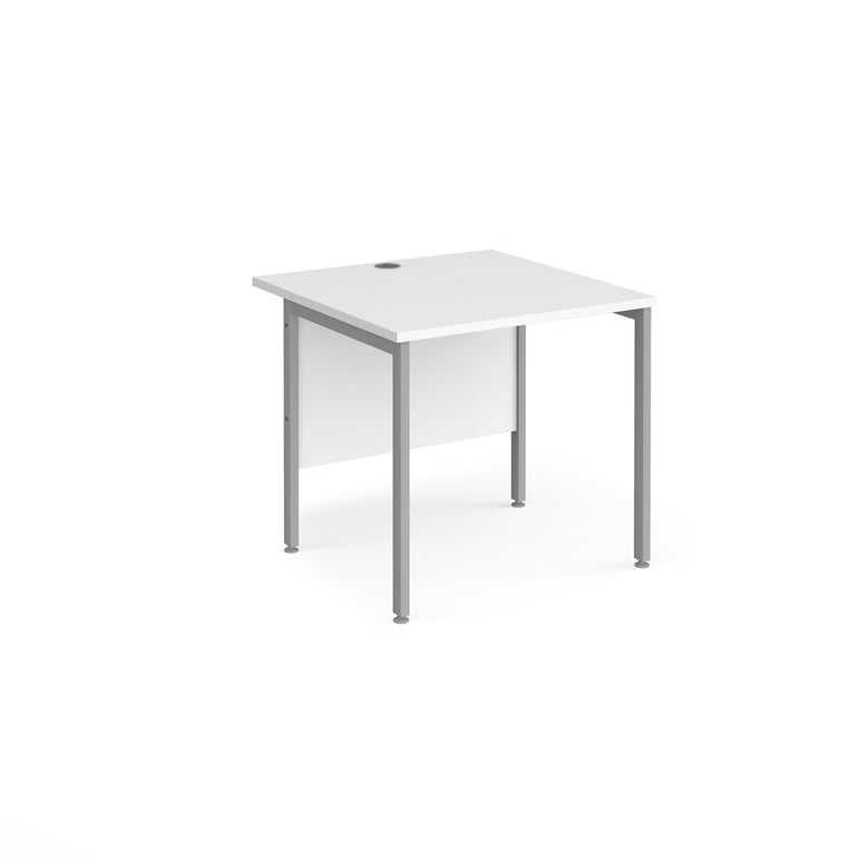 Maestro 25 H-Frame leg straight desk 800 deep - Office Products Online