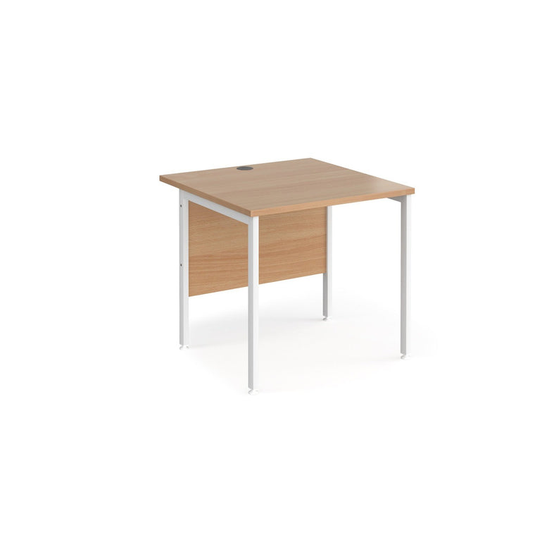 Maestro 25 H-Frame leg straight desk 800 deep - Office Products Online