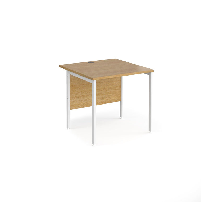 Maestro 25 H-Frame leg straight desk 800 deep - Office Products Online